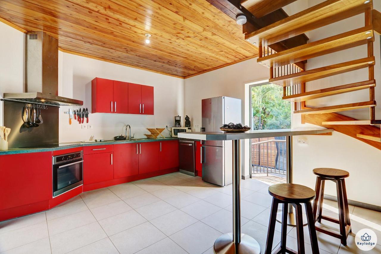 Kaz Bois Blanc - Vue mer - Les Avirons Extérieur photo